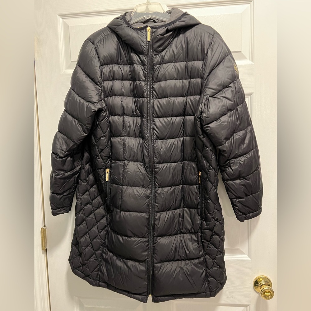 MICHAEL MICHAEL KOHRS WOMENS DOWN COAT PLUS SIZE 1X